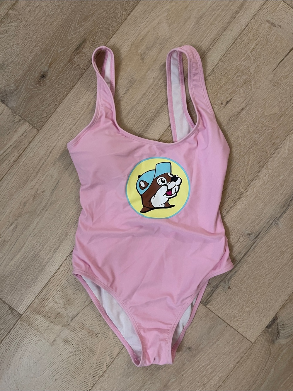 BUC-EE’S one piece pink swimsuit women’s size XS